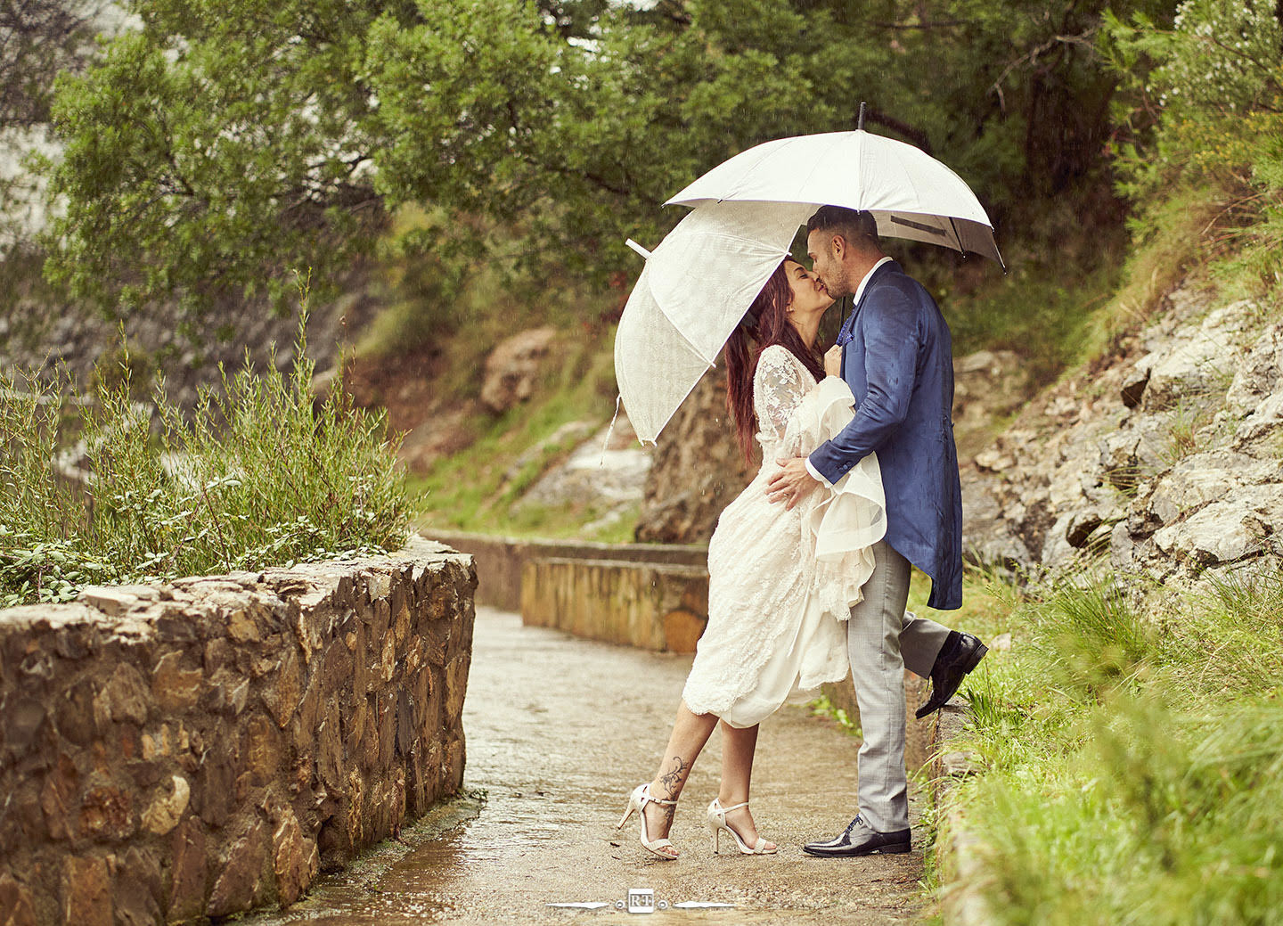 Sesiones postboda bajo la lluvia