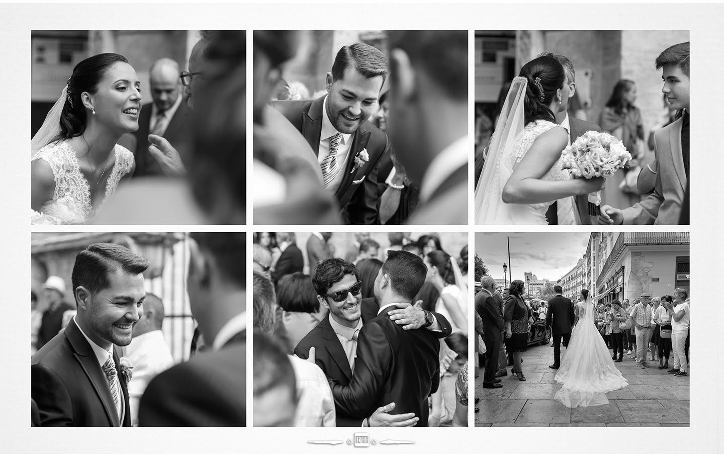 Estilo fotoperiodismo en una boda