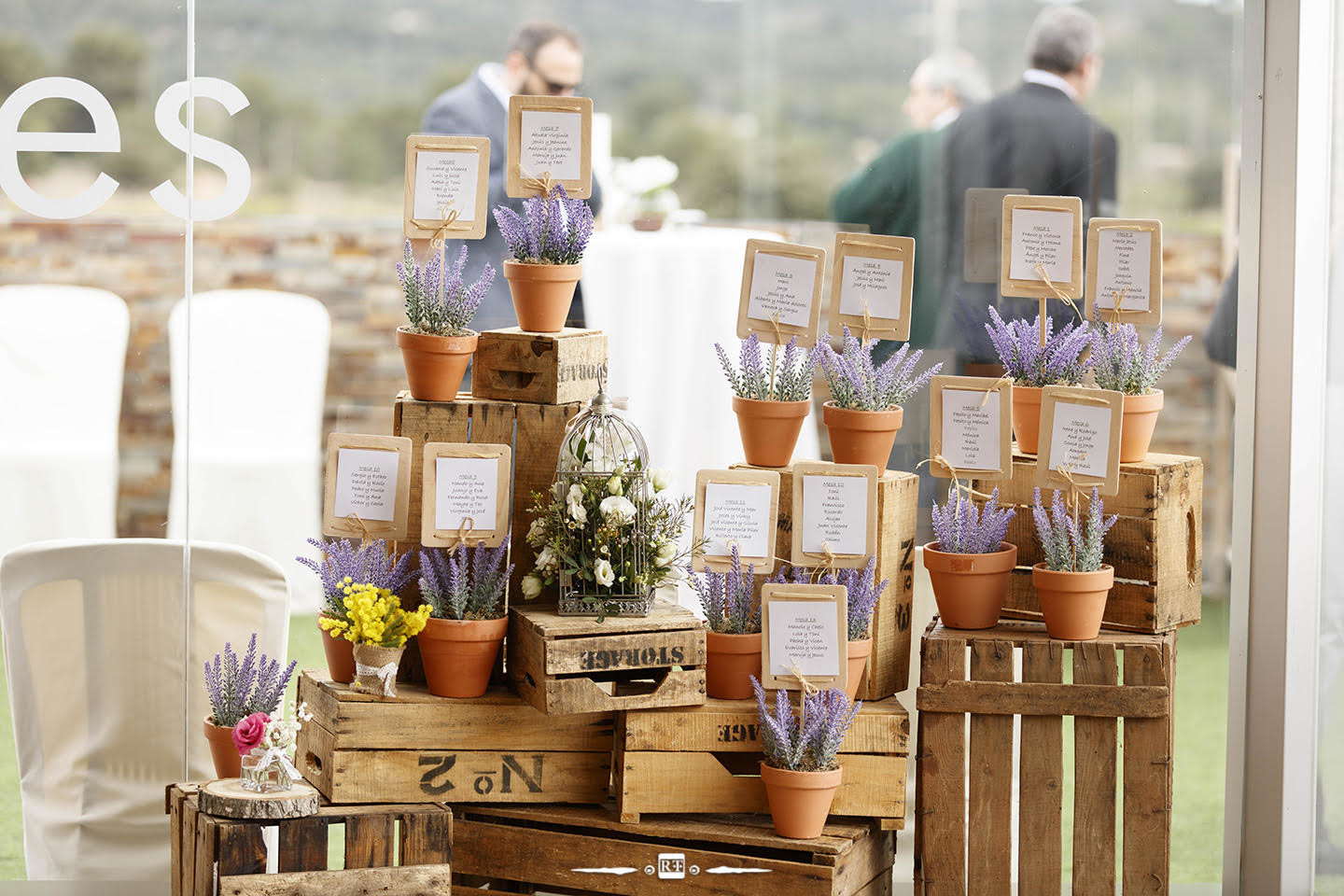 Decoración de bodas en jardines Valencia flores