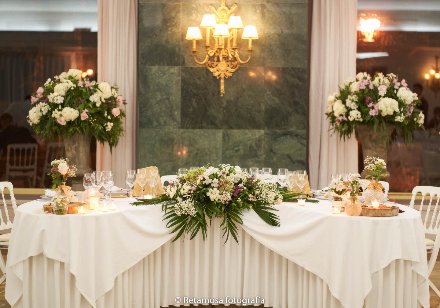 Decoración con flores para vuestra boda