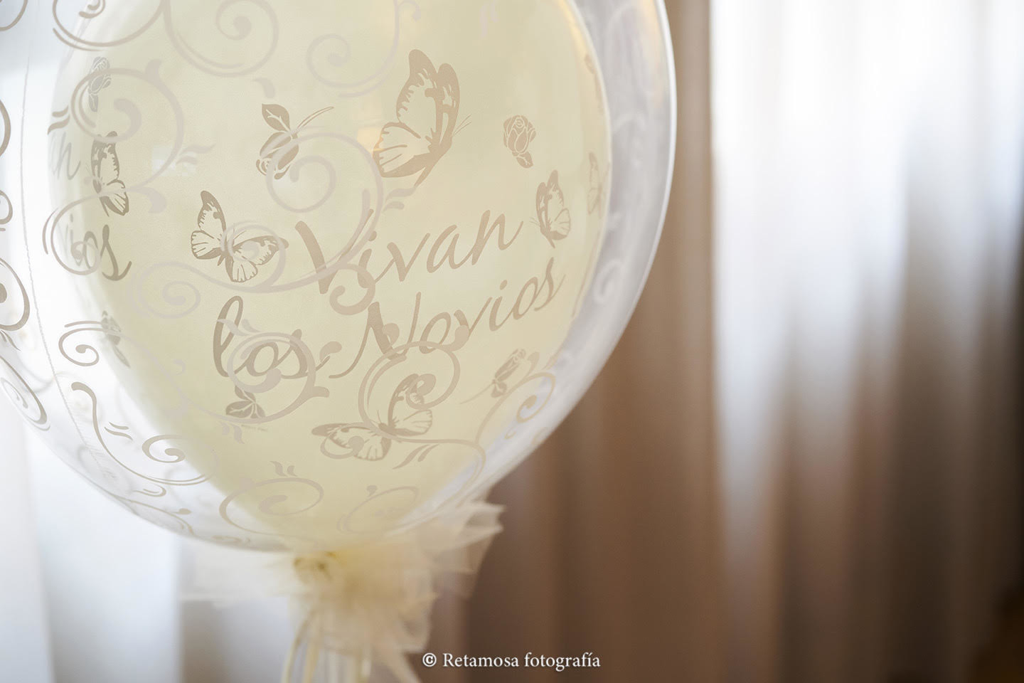 Decoración con globos en las bodas
